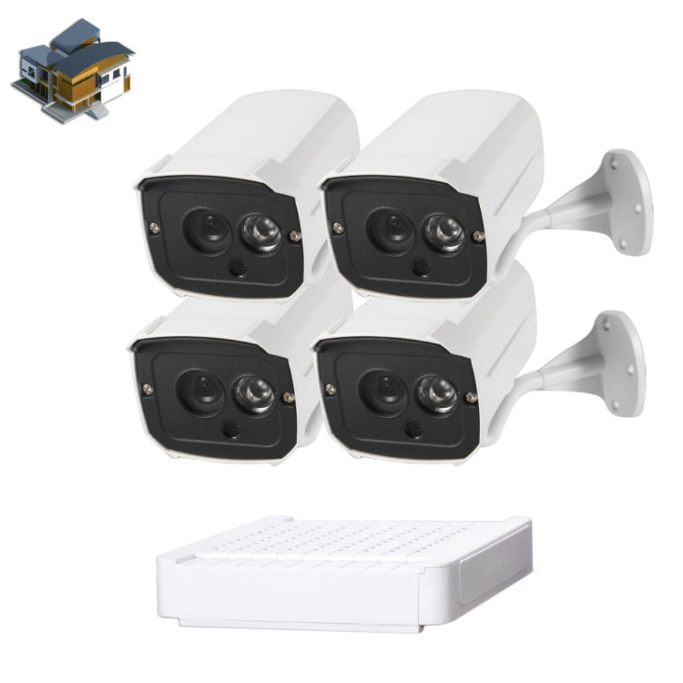 N4B7-Mini/L 4 Ch 720P 1.0 Mega Pixel IP Camera NVR Kit, Support Night Vision / Motion Detection, IR Distance: 20m, N4B7-Mini/L N4B7-Mini/L 4 Ch 720P 1.0 Mega Pixel IP Camera NVR Kit, Support Night Vision / Motion Detection, IR Distance: 20m, N4B7-Mini/L